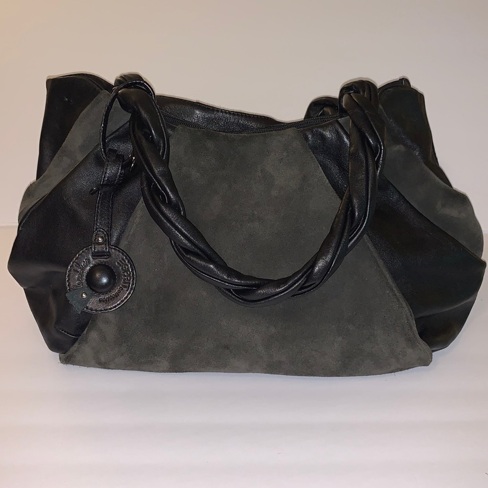 Esprit | Large grey and black purse